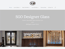 Tablet Screenshot of fldesignerglass.com